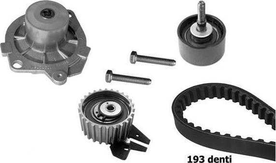 BUGATTI KBU5013B - Pompa acqua + Kit cinghie dentate www.autoricambi360.it