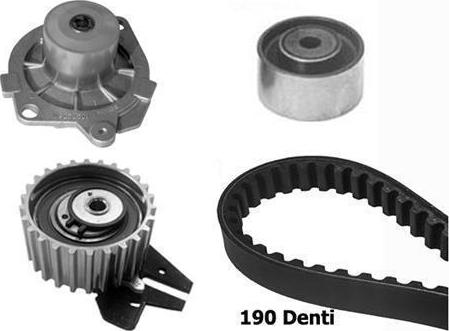 BUGATTI KBU5013D - Pompa acqua + Kit cinghie dentate www.autoricambi360.it