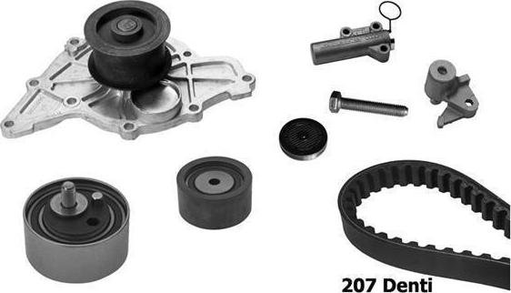 BUGATTI KBU5115B - Pompa acqua + Kit cinghie dentate www.autoricambi360.it