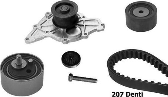 BUGATTI KBU5115C - Pompa acqua + Kit cinghie dentate www.autoricambi360.it