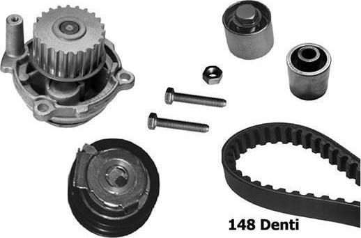 BUGATTI KBU5112A - Pompa acqua + Kit cinghie dentate www.autoricambi360.it