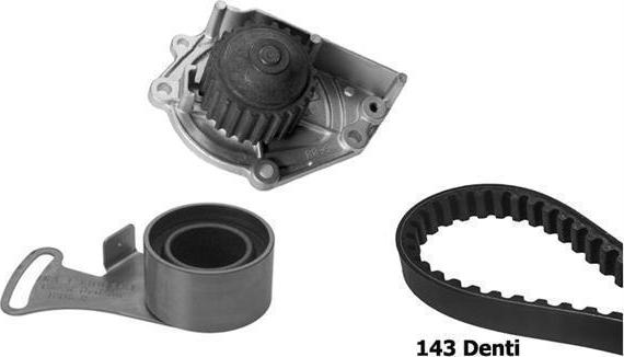 BUGATTI KBU5203A - Pompa acqua + Kit cinghie dentate www.autoricambi360.it
