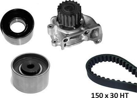 BUGATTI KBU10091A - Pompa acqua + Kit cinghie dentate www.autoricambi360.it