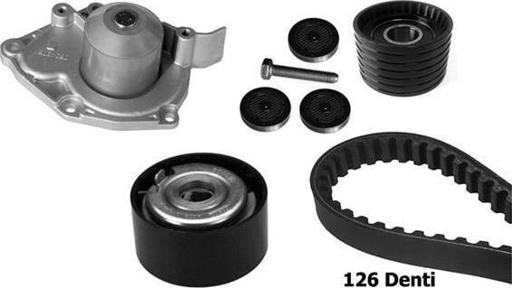 BUGATTI KBU10006A - Pompa acqua + Kit cinghie dentate www.autoricambi360.it