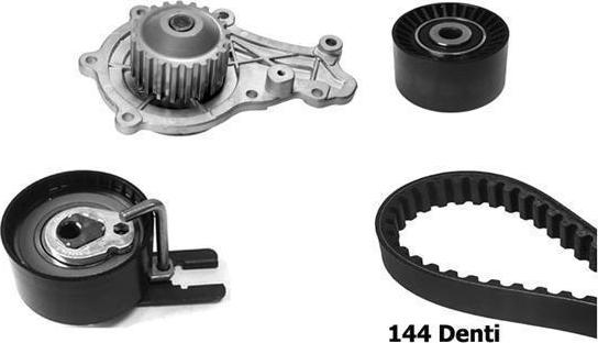 BUGATTI KBU10013B - Pompa acqua + Kit cinghie dentate www.autoricambi360.it