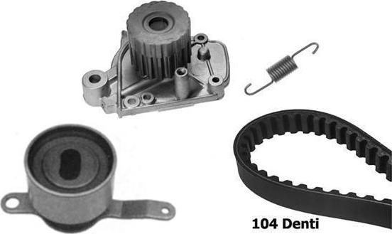 BUGATTI KBU10035B - Pompa acqua + Kit cinghie dentate www.autoricambi360.it