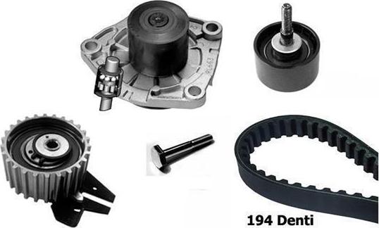 BUGATTI KBU10184E - Pompa acqua + Kit cinghie dentate www.autoricambi360.it