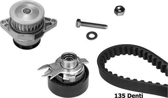 BUGATTI KBU8704A - Pompa acqua + Kit cinghie dentate www.autoricambi360.it