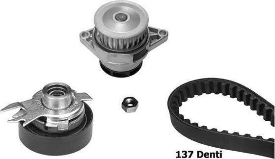 BUGATTI KBU8704B - Pompa acqua + Kit cinghie dentate www.autoricambi360.it