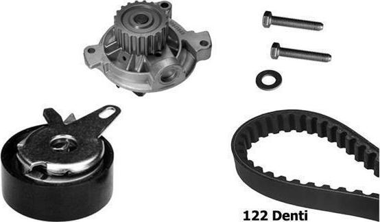 BUGATTI KBU8713C - Pompa acqua + Kit cinghie dentate www.autoricambi360.it