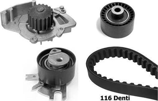 BUGATTI KBU7409A - Pompa acqua + Kit cinghie dentate www.autoricambi360.it