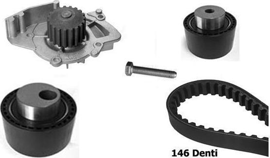 BUGATTI KBU7409B - Pompa acqua + Kit cinghie dentate www.autoricambi360.it