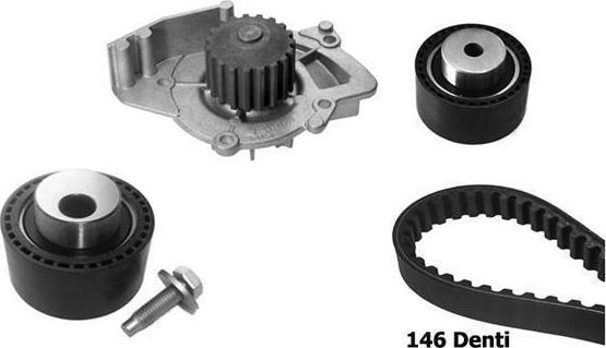 BUGATTI KBU7409C - Pompa acqua + Kit cinghie dentate www.autoricambi360.it