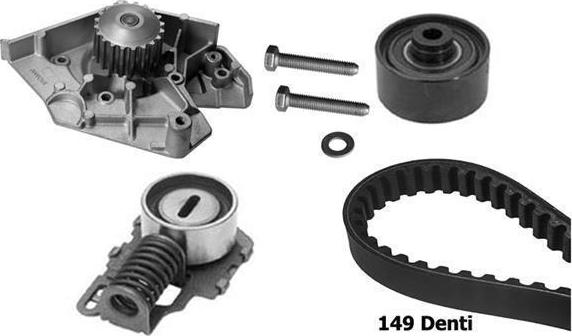 BUGATTI KBU7405A - Pompa acqua + Kit cinghie dentate www.autoricambi360.it