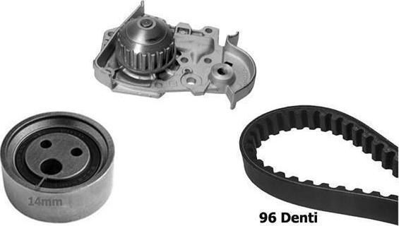 BUGATTI KBU7714B - Pompa acqua + Kit cinghie dentate www.autoricambi360.it