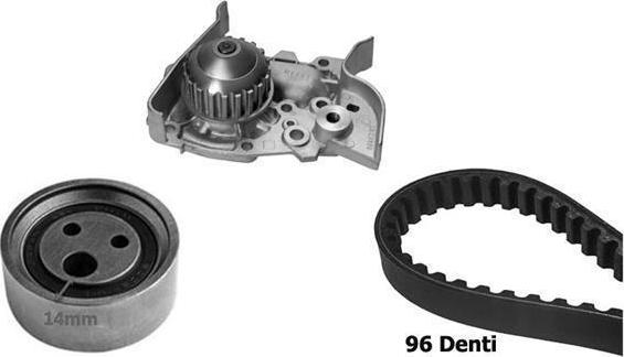 BUGATTI KBU7715B - Pompa acqua + Kit cinghie dentate www.autoricambi360.it