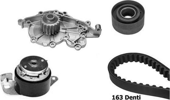 BUGATTI KBU7716A - Pompa acqua + Kit cinghie dentate www.autoricambi360.it