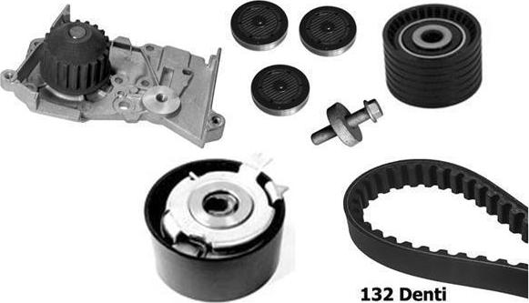 BUGATTI KBU7718A - Pompa acqua + Kit cinghie dentate www.autoricambi360.it