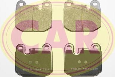 CAR PNT012 - Kit pastiglie freno, Freno a disco www.autoricambi360.it