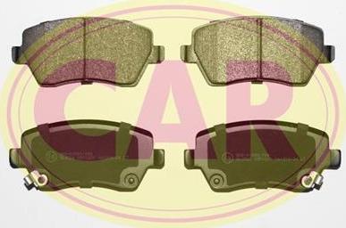 CAR PNT1261 - Kit pastiglie freno, Freno a disco www.autoricambi360.it