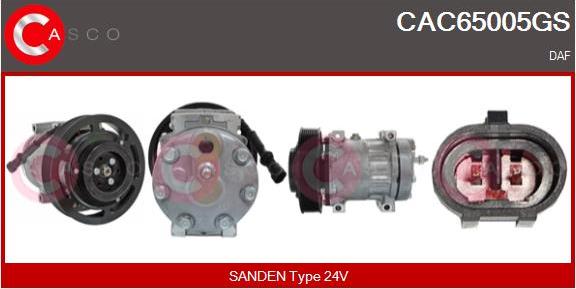 Casco CAC65005GS - Compressore, Climatizzatore www.autoricambi360.it