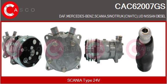 Casco CAC62007GS - Compressore, Climatizzatore www.autoricambi360.it