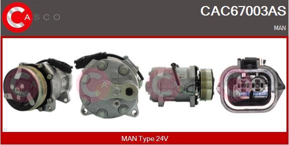 Casco CAC67003AS - Compressore, Climatizzatore www.autoricambi360.it