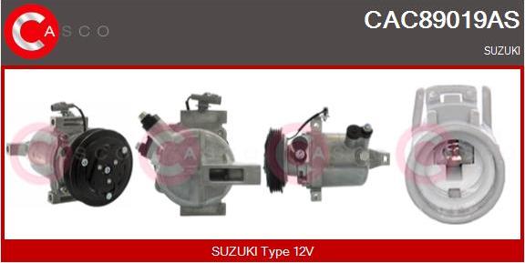 Casco CAC89019AS - Compressore, Climatizzatore www.autoricambi360.it
