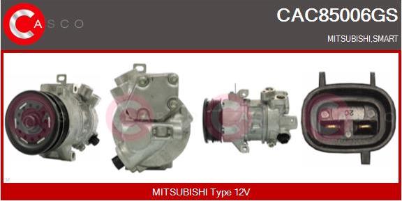 Casco CAC85006GS - Compressore, Climatizzatore www.autoricambi360.it