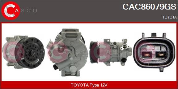 Casco CAC86079GS - Compressore, Climatizzatore www.autoricambi360.it