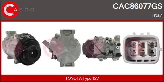 Casco CAC86077GS - Compressore, Climatizzatore www.autoricambi360.it