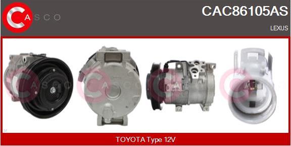 Casco CAC86105AS - Compressore, Climatizzatore www.autoricambi360.it