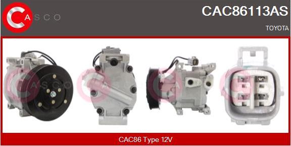 Casco CAC86113AS - Compressore, Climatizzatore www.autoricambi360.it