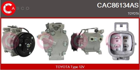 Casco CAC86134AS - Compressore, Climatizzatore www.autoricambi360.it