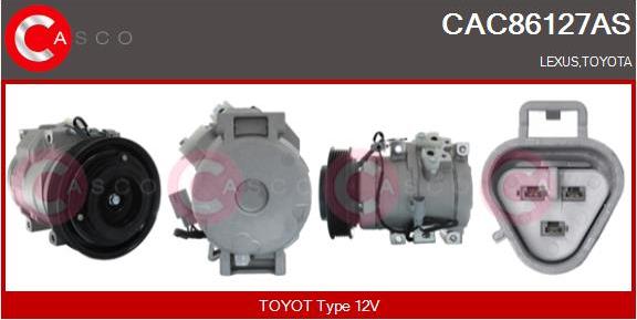 Casco CAC86127AS - Compressore, Climatizzatore www.autoricambi360.it