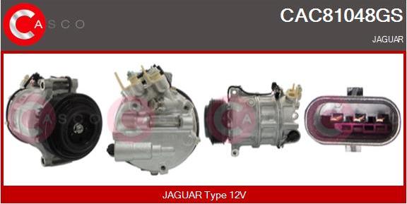 Casco CAC81048GS - Compressore, Climatizzatore www.autoricambi360.it