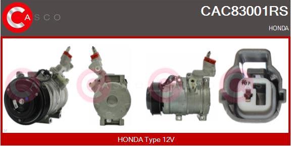Casco CAC83001RS - Compressore, Climatizzatore www.autoricambi360.it