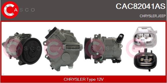 Casco CAC82041AS - Compressore, Climatizzatore www.autoricambi360.it