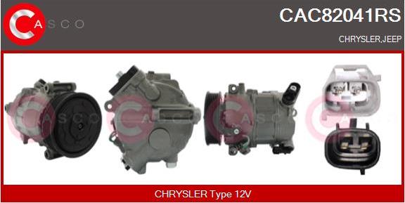 Casco CAC82041RS - Compressore, Climatizzatore www.autoricambi360.it