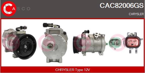 Casco CAC82006GS - Compressore, Climatizzatore www.autoricambi360.it