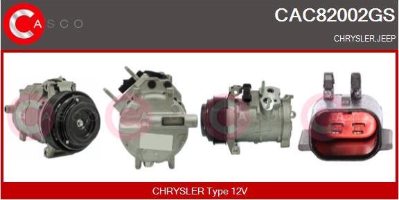 Casco CAC82002GS - Compressore, Climatizzatore www.autoricambi360.it