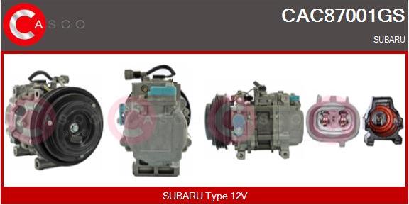 Casco CAC87001GS - Compressore, Climatizzatore www.autoricambi360.it