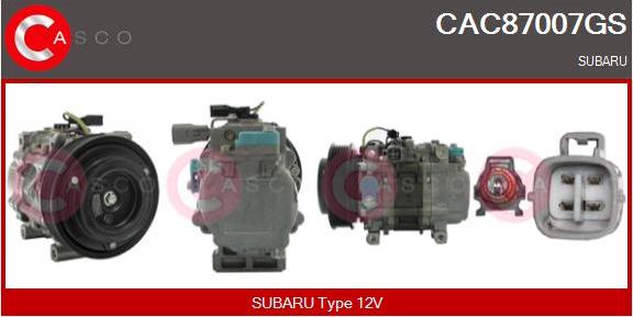 Casco CAC87007GS - Compressore, Climatizzatore www.autoricambi360.it