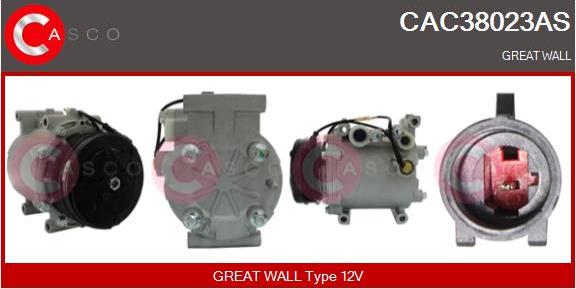 Casco CAC38023AS - Compressore, Climatizzatore www.autoricambi360.it