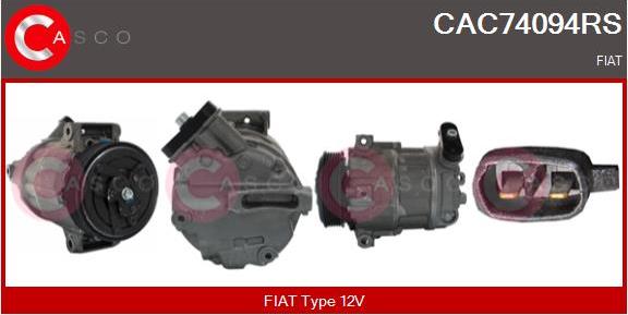 Casco CAC74094RS - Compressore, Climatizzatore www.autoricambi360.it