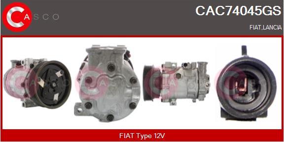Casco CAC74045GS - Compressore, Climatizzatore www.autoricambi360.it