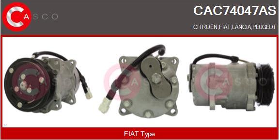 Casco CAC74047AS - Compressore, Climatizzatore www.autoricambi360.it