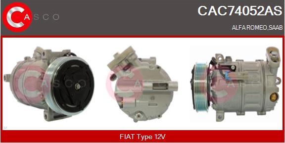 Casco CAC74052AS - Compressore, Climatizzatore www.autoricambi360.it