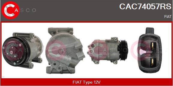 Casco CAC74057RS - Compressore, Climatizzatore www.autoricambi360.it