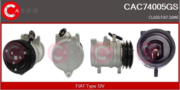Casco CAC74005GS - Compressore, Climatizzatore www.autoricambi360.it